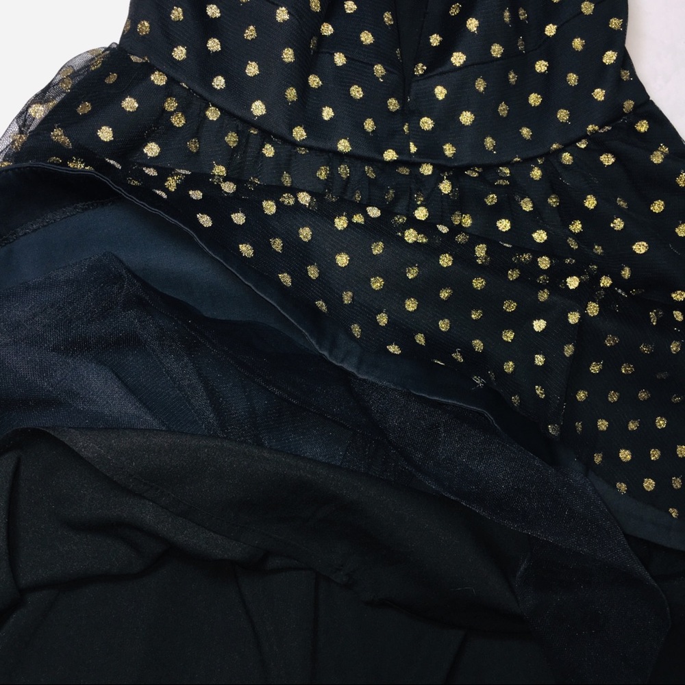 Nasty Gal black dress with gold dots - Picture 8 of 8